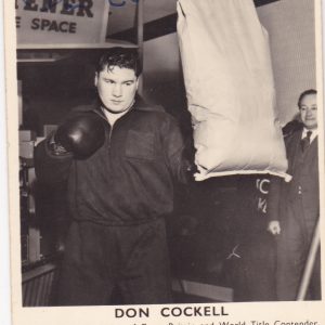 Don Cockell Heavyweight Champion Of Great Briton Signed