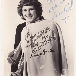 Duane Bobick Inscribed Signature