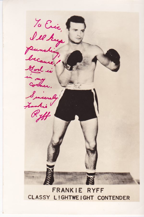 Frankie Ryff Inscribed Autograph