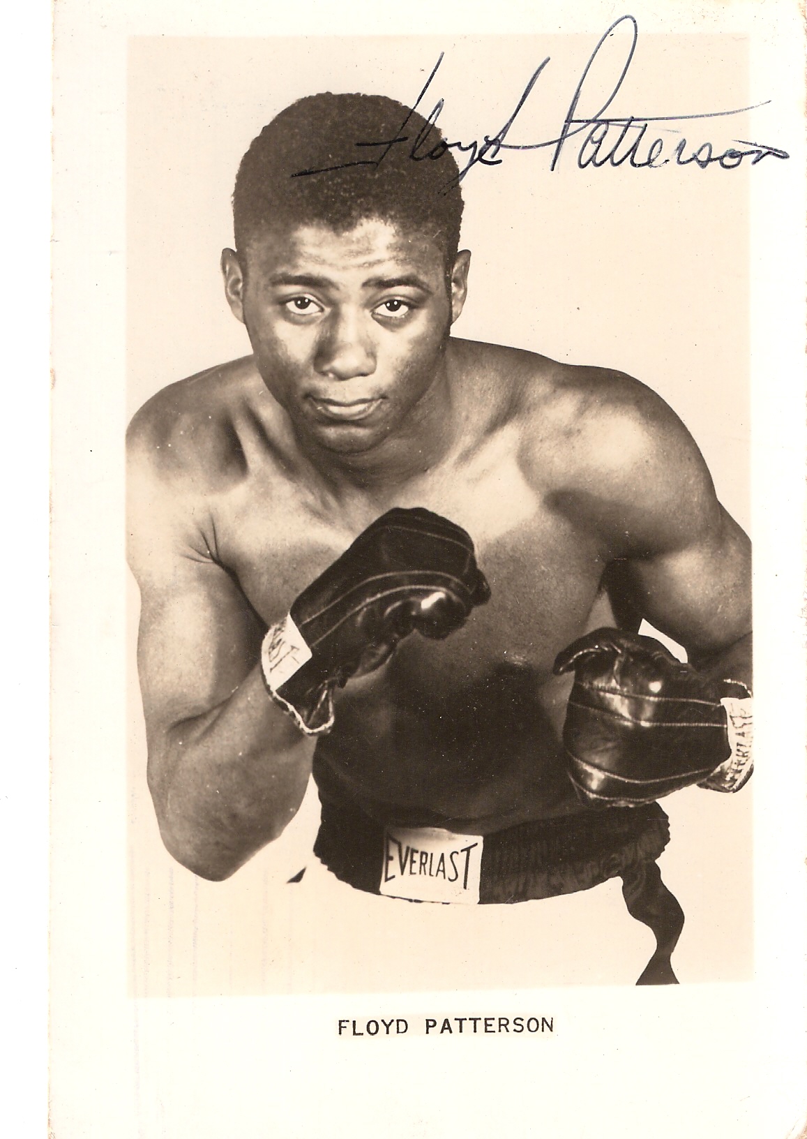 √ Floyd Patterson Autograph