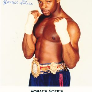 Horice Notice Autograph