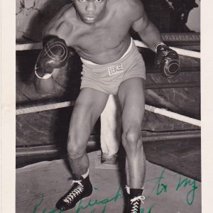 Ike Williams Postcard With Signature