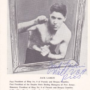 Jack Larkin Historian Autograph
