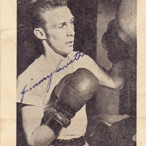 Jimmy Carruthers Inscribed Signature