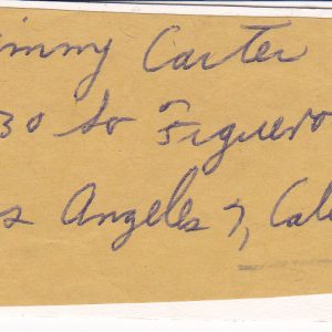 Jimmy Carter Cut SignatureI
