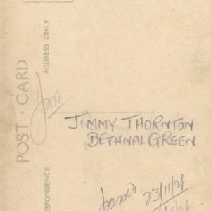 Jimmy Thornton Postcard