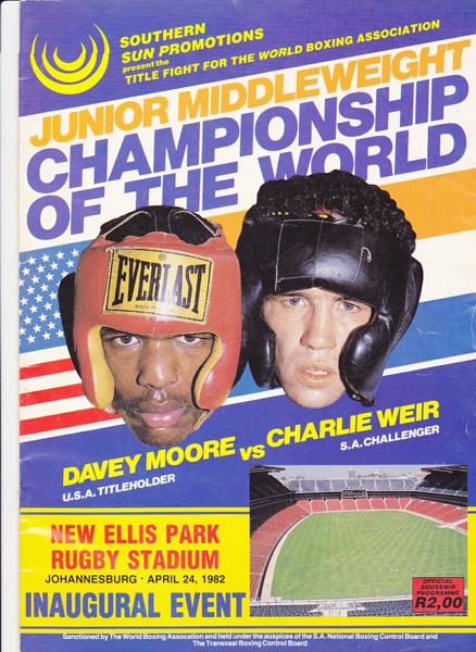 DAVEY MOORE VS CHARLIE WEIR 224-4-1982
