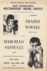 FRASER TOWEEL VS MARCELLO SANTUCCI 1963 - African Ring