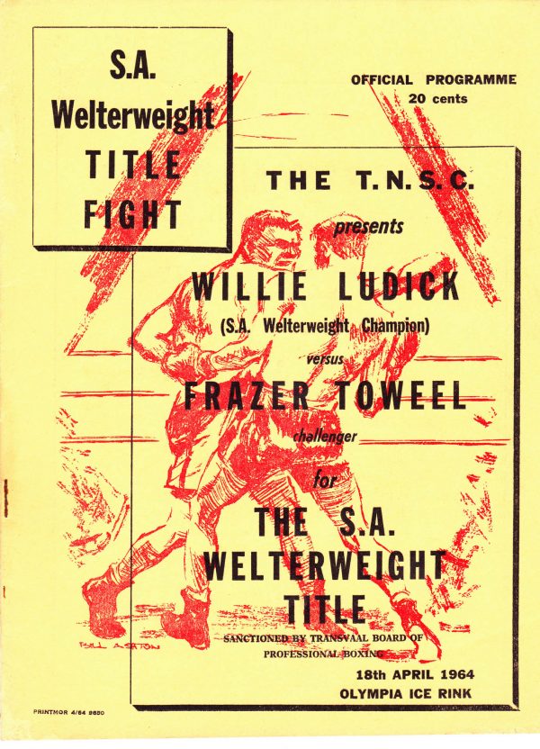 FRASER TOWEEL VS WILLIE LUDICK - African Ring