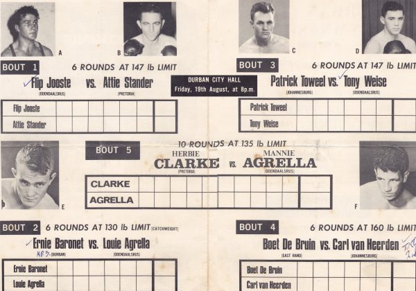 Herbie Clark VS Mannie Agrella