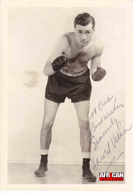 Harold Vala Boxed 1939 – 1946 Became a top referee