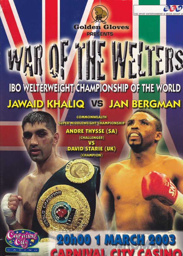 Jawaid Khaliq VS Jan Bergman