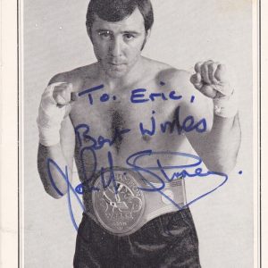 John H Stacey World Welterweight Champ