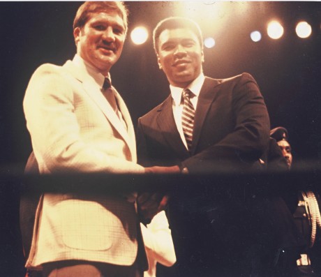 Muhammad Ali and Gerrie Coetzee
