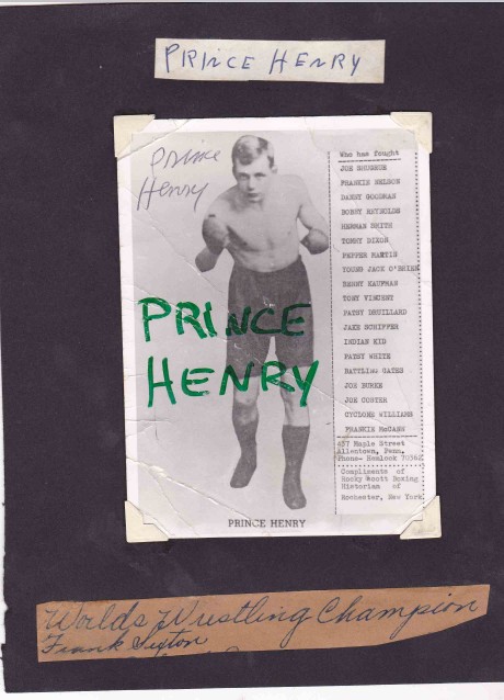 PRINCE HENRY FOUGHT 100 YEARS AGO