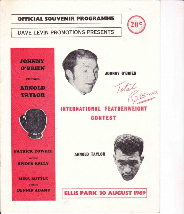 Johnny O'Brien VS Arnold Taylor