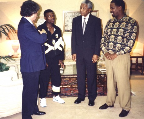 rodney Berman, Vuyani Bungu, Nelson Mandela, Mzi Nguni