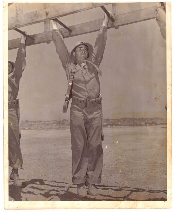 Barney Ross in Marine Camp 1940 - African Ring