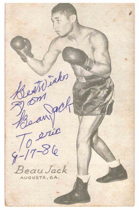 Beau Jack autograph to Eric