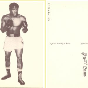 Emile Griffith post card - African Ring