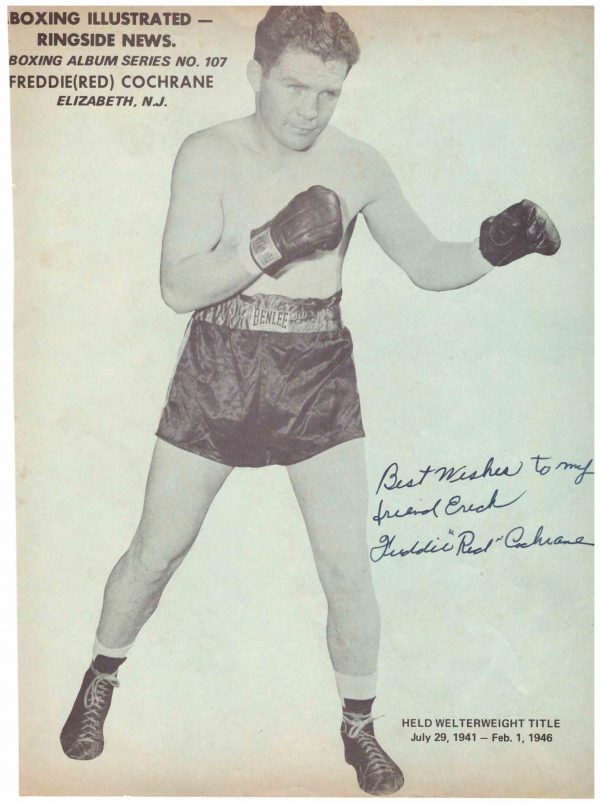 Freddie'Red' Cochrane Autograph