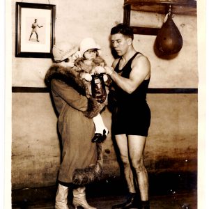 George Cook with his wife and daughter Julie boxed 1916-1938 - African Ring