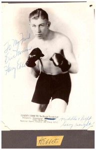 Harry Ebbetts autograpgh - African Ring