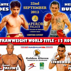 Hekkie Budler vs Florante Condes Bout Card - African Ring