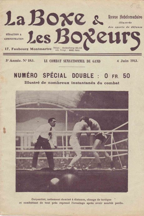 La Boxe & les Boxeurs 4 June 1913