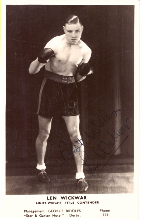 Len Wickwar most fights in history 468 from 1928-1947 - African Ring