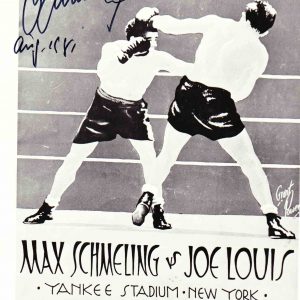 Max Schmeling autograph - African Ring