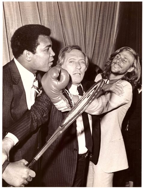 Muhammad Ali, Singer Andy Williams and Tennis Star Bjorn Borg - African Ring