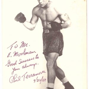 Phil Terranova World Featherweight Champion - African Ring