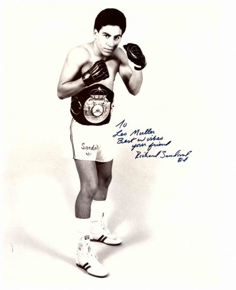 Riechie Sandoval inscribed to Les Muller - African Ring