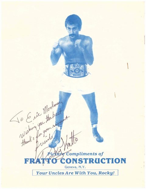 Rocky Fratto Signature on Programme - African Ring