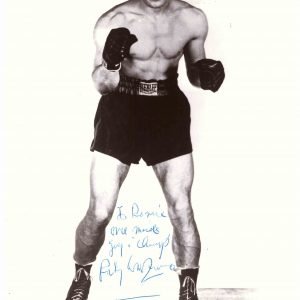 Rocky Graziano inscribed signature - African Ring