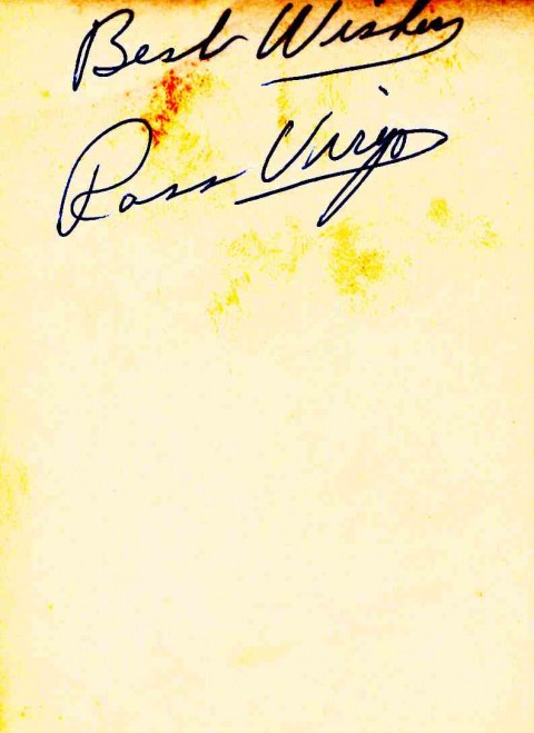 Ross Virgo signature back - African Ring