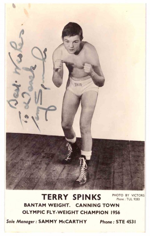 Terry Spinks inscribed to Derek - African Ring