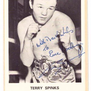 Terry Spinks inscribed to Eric - African Ring