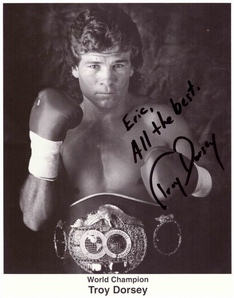 Troy Dorcey World Champion autograph - African Ring