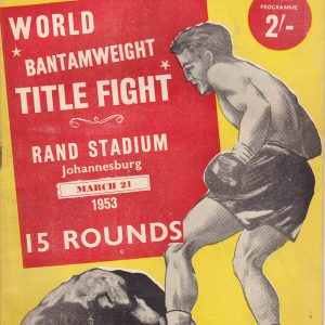 Vic Toweel vs Jimmy Carruthers Return Bout Program - African Ring