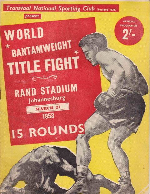 Vic Toweel vs Jimmy Carruthers Return Bout Program - African Ring