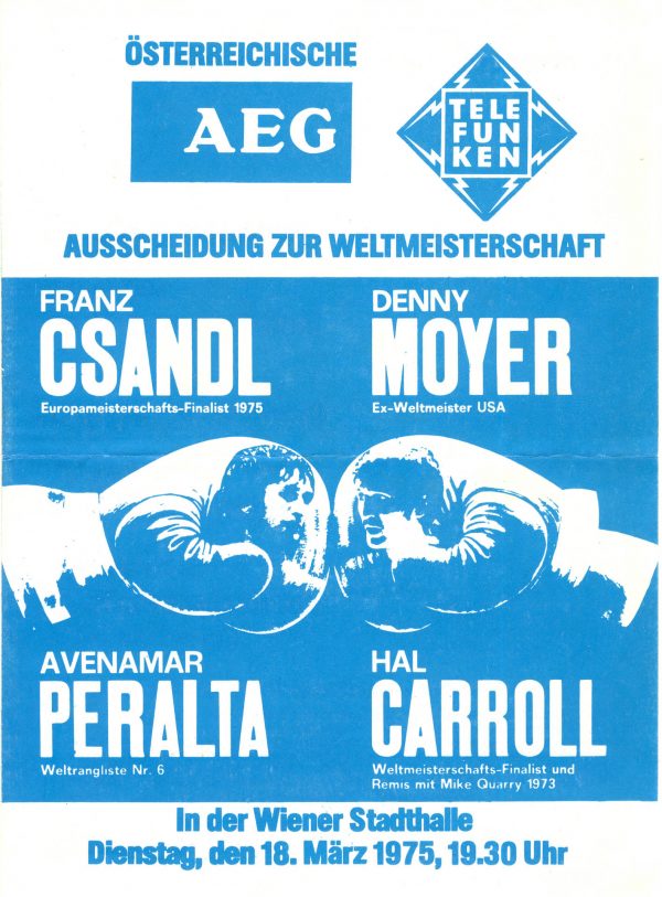 Franz Csandi vs Denny Moyer - African Ring