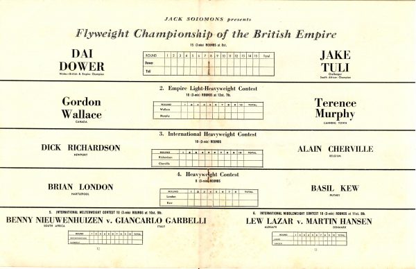 Jake Tuli vs Dai Dower - African Ring