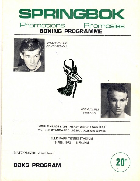 Pierre Fourie vs Don Fullmer 1972