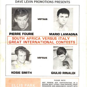 Pierre Fourie vs Mario Lamanga - African Ring