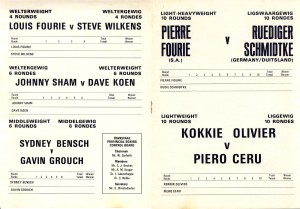 Pierre Fourie vs Rudi Schmidtke - African Ring