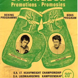 Pierre Fourie vs Sarel Aucamp - African Ring