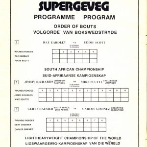 Pierre Fourie vs Victor Galendez - African Ring