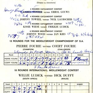 Pierre Fourie vs Coert Fourie - African Ring